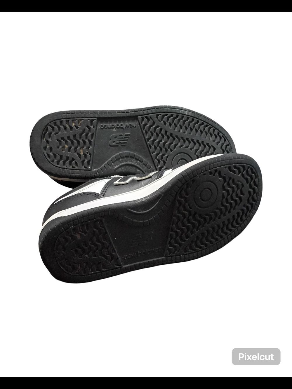 New Balance 480 Leather Sneakers in Black & White | Size 1 Youth - Picture 5 of 6